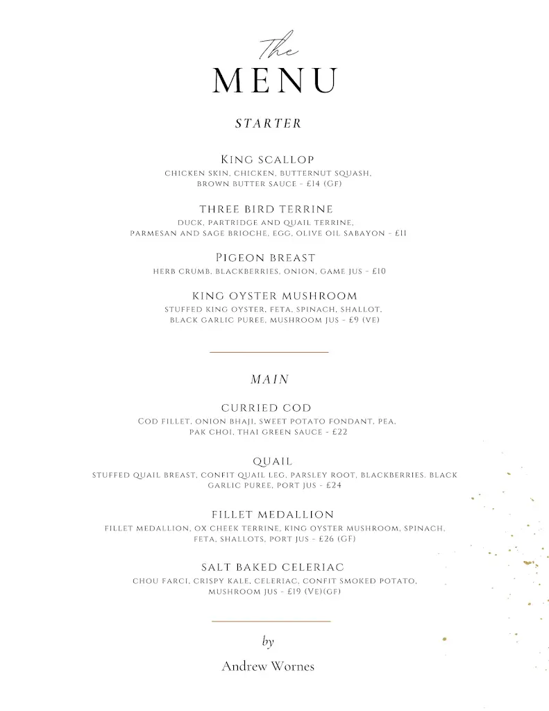 Menu_Bank House Hathersage_Hathersage_image_3