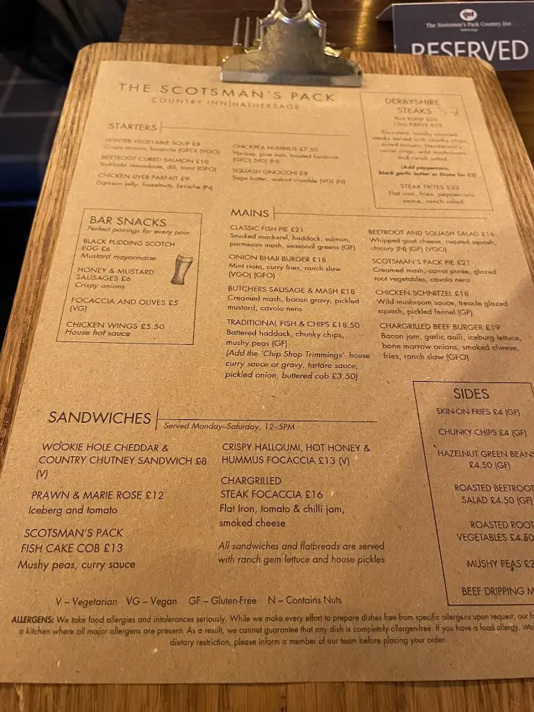 Gerald Tessier_Restaurant at The Scotsmans Pack_Hathersage_review