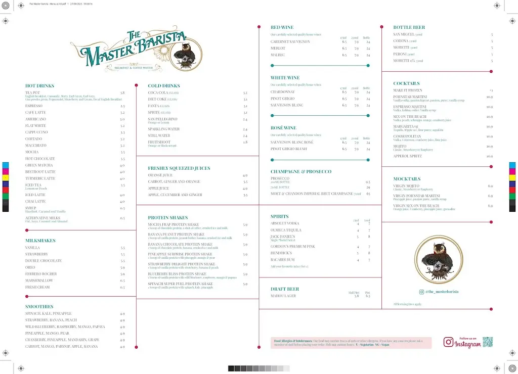 Menu_The Master Barista_Harlow_imagen_2