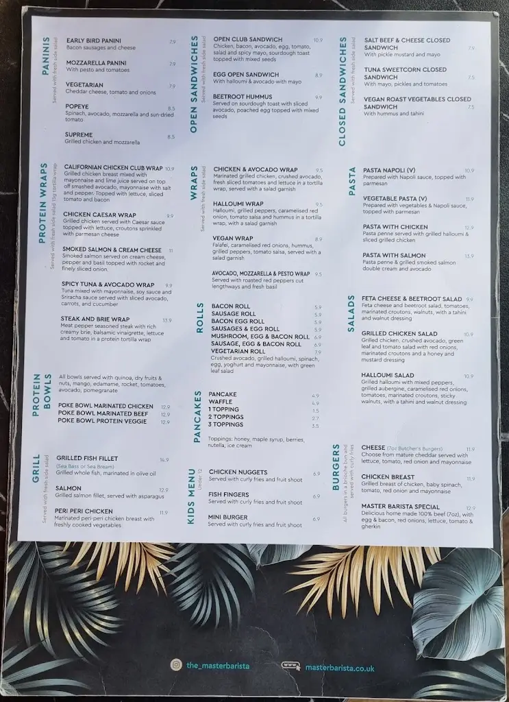Menu_The Master Barista_Harlow_imagen_4