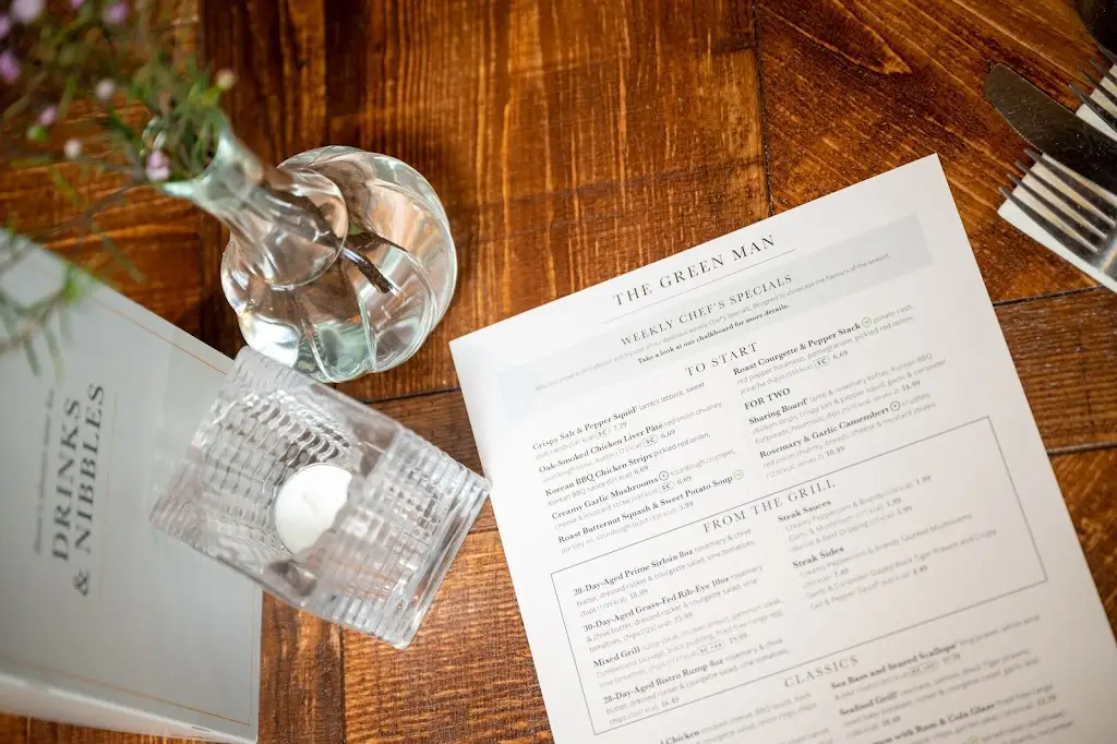 Menu_Green Man Pub_Harlow_image_3
