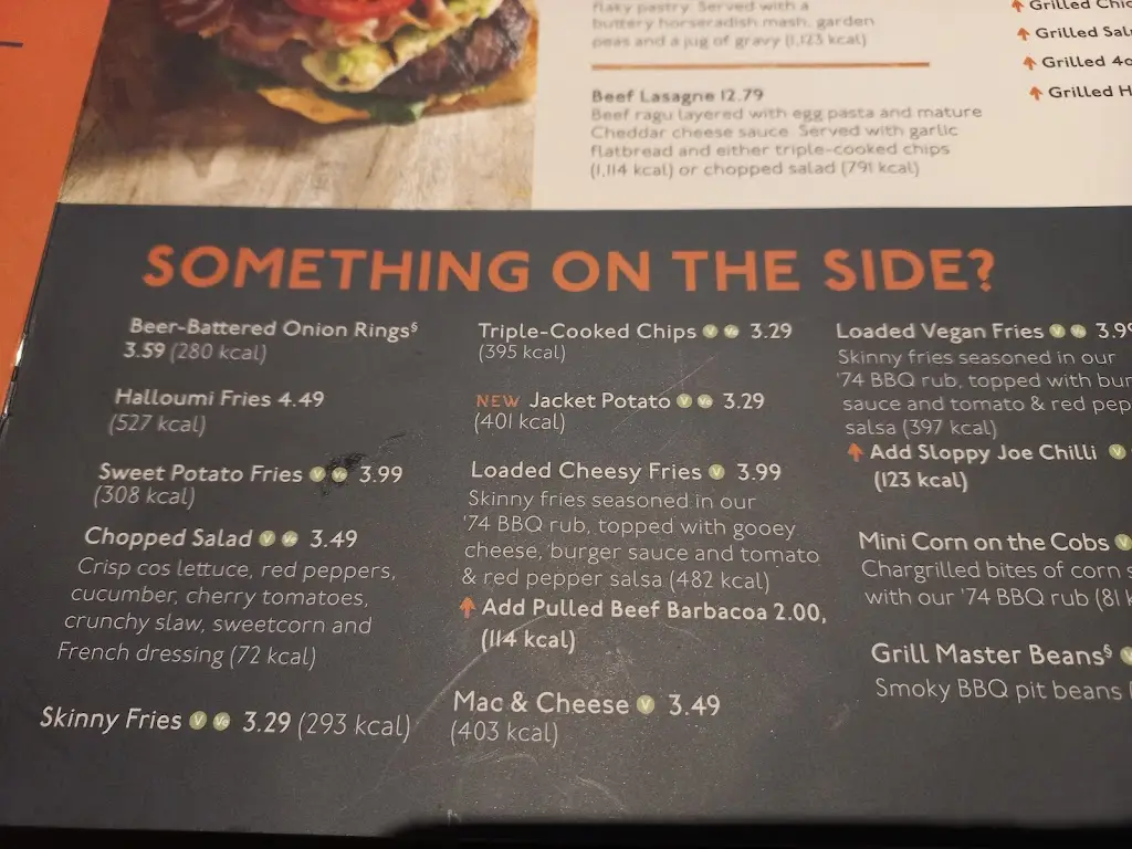 Menü_Harlow Mill Beefeater_Harlow_Bild_3