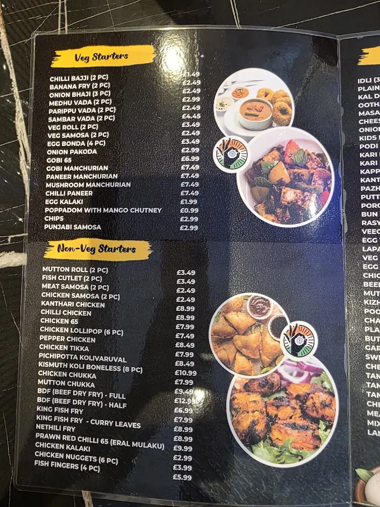 Menu_RASYUMM SOUTH INDIAN RESTAURANT_Harlow_image_2