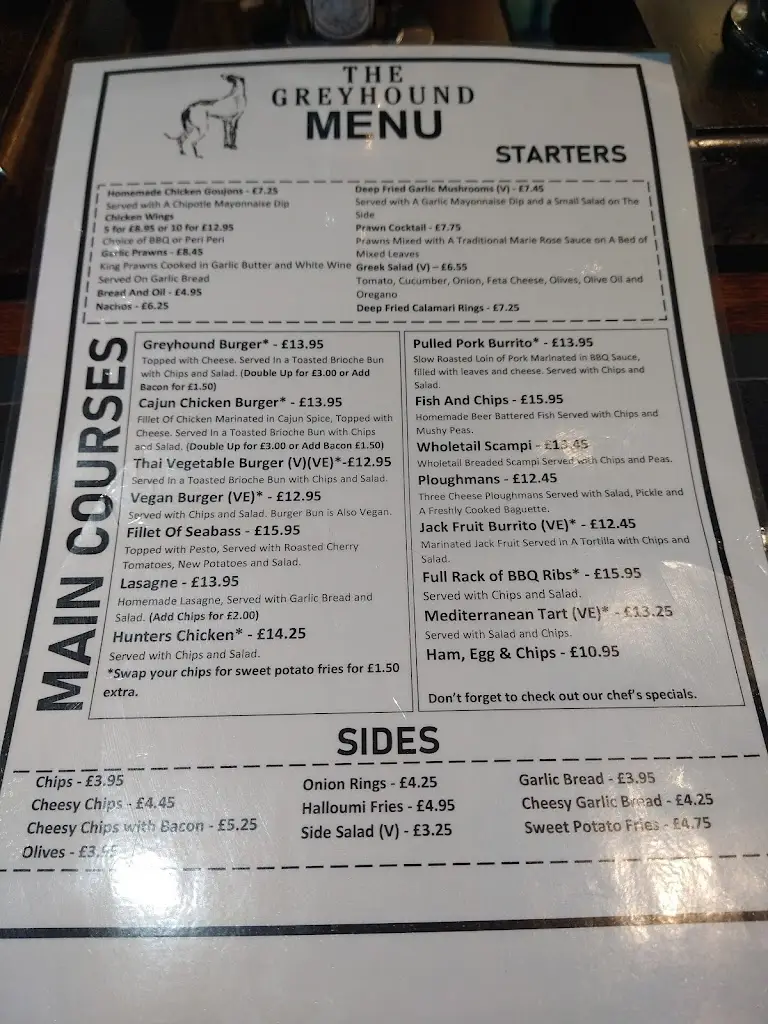 Menu_The Greyhound_Harlow_image_1