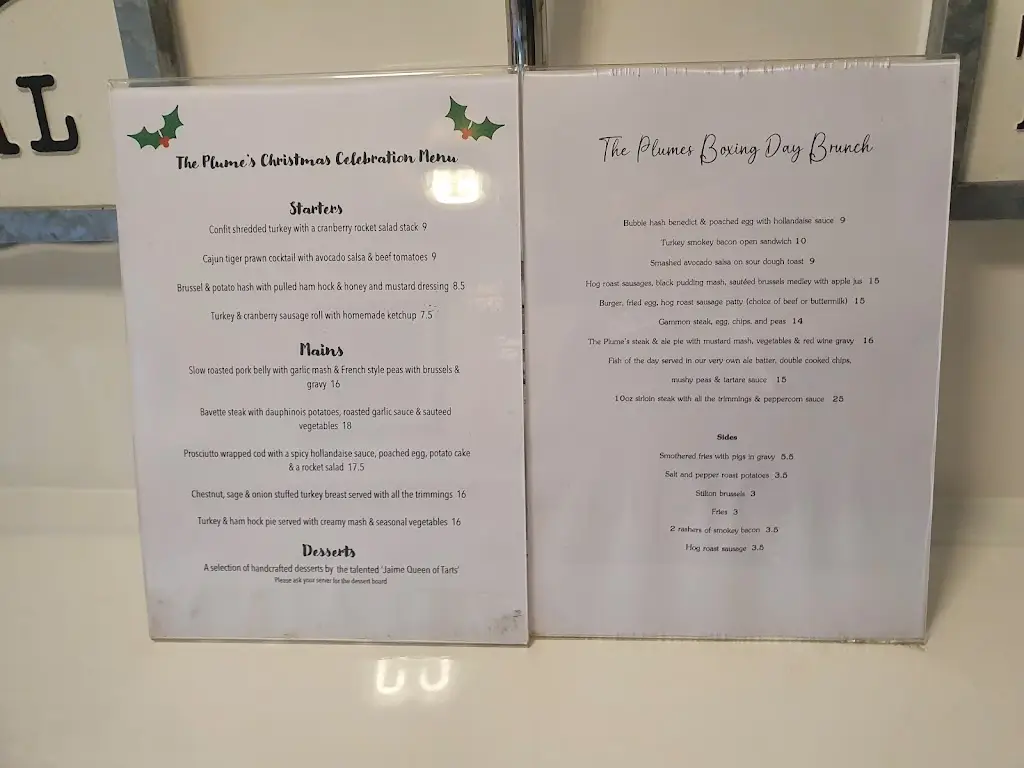 Menu_Plume of Feathers_Harlow_immagine_1