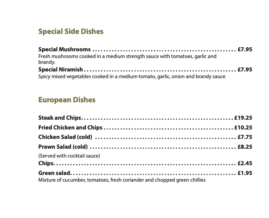 Menu_Garden of India_Harlow_imagen_4