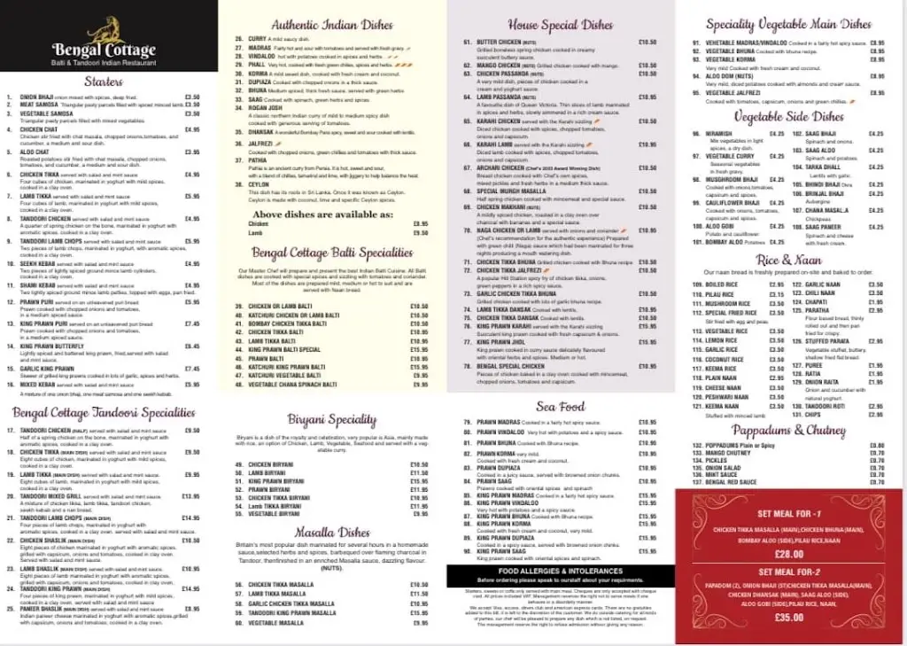 Menu_Bengal Cottage_Harlow_image_2