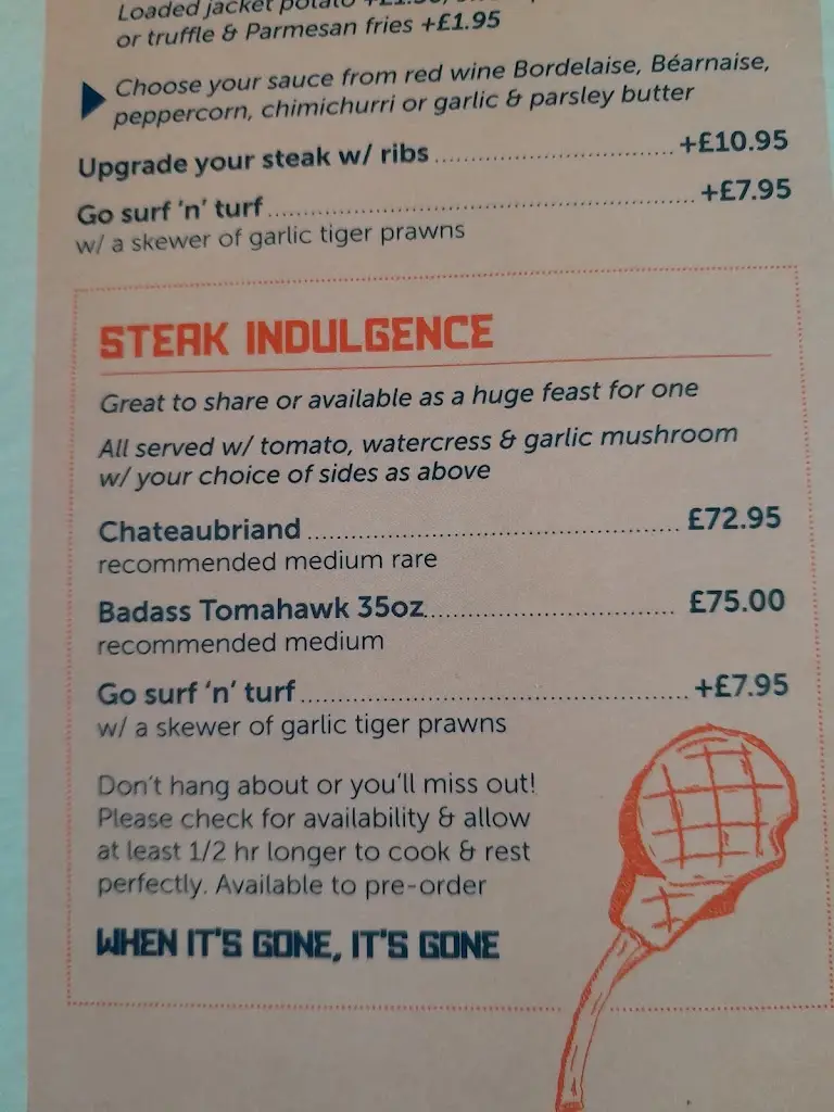 Menu_Harper's Steakhouse & Bar Haslemere_Haslemere_image_4