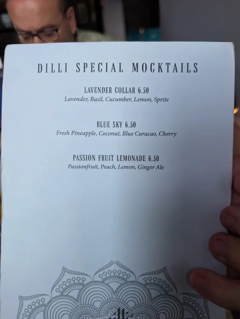 Menu_Dilli Restaurant_Haslemere_image_2