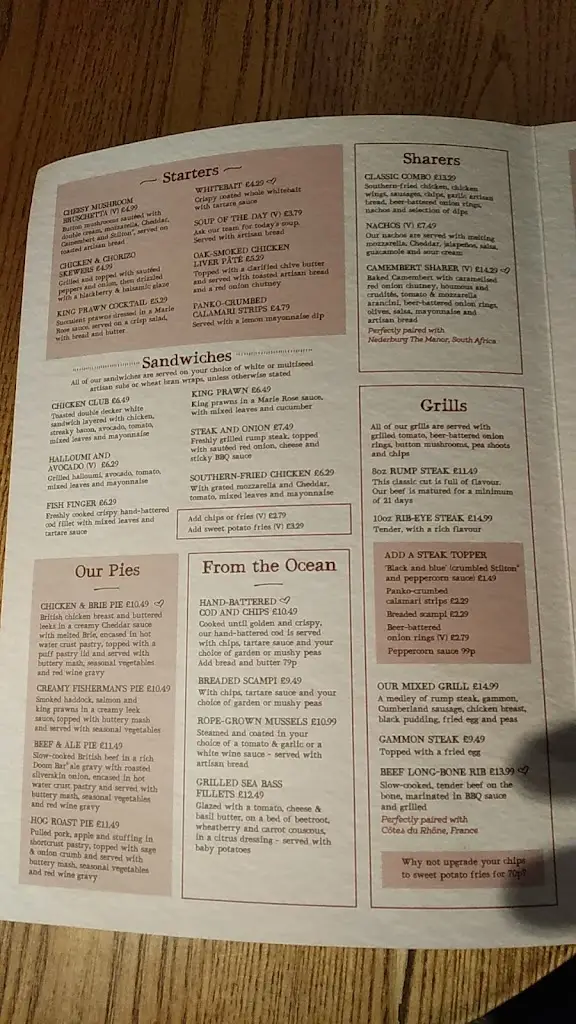 Menu_The Swan Inn Haslemere_Haslemere_immagine_1