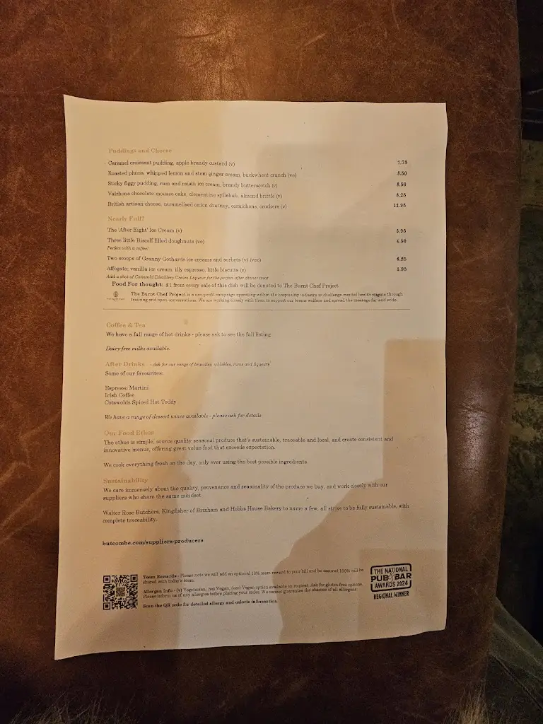 Menu_The Mill, Haslemere_Haslemere_image_4