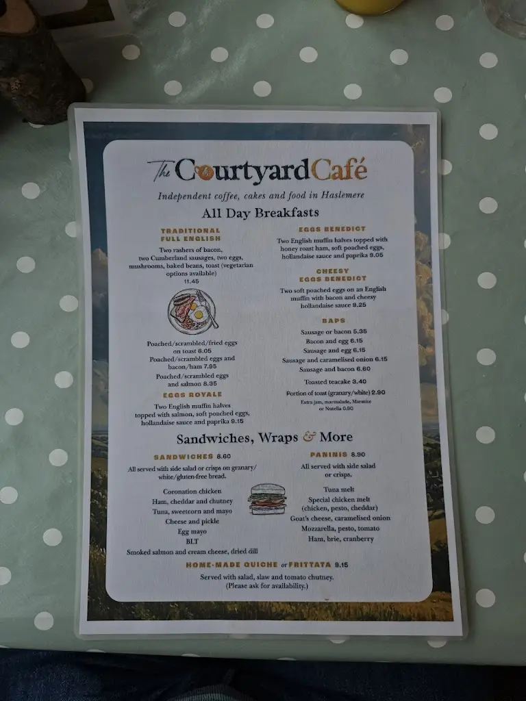 Menu_The Courtyard Café_Haslemere_image_1