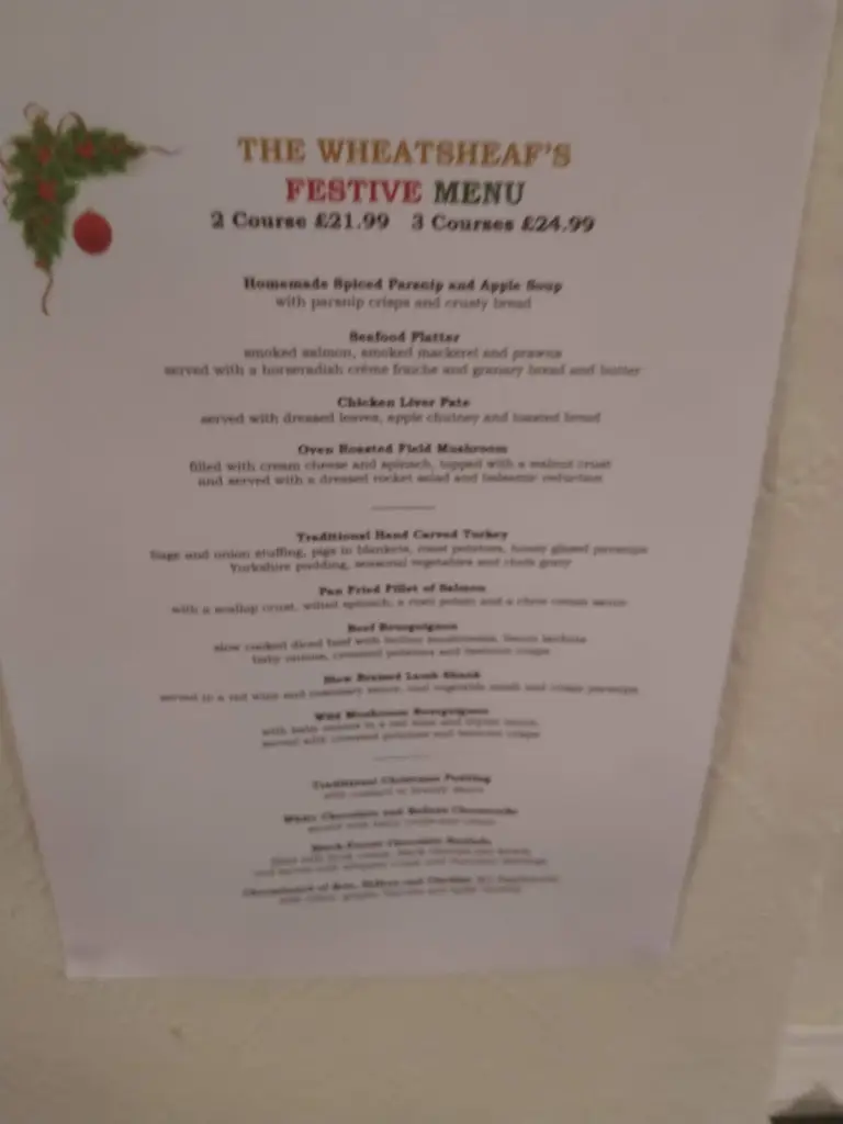 Menu_The Wheatsheaf Pub_Hatfield Peverel_image_2