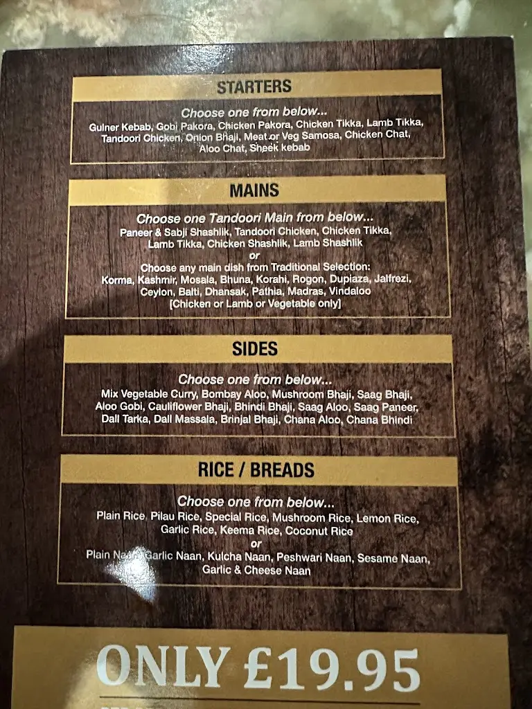 Menu_Omar's Tandoori_Hatfield Peverel_image_1