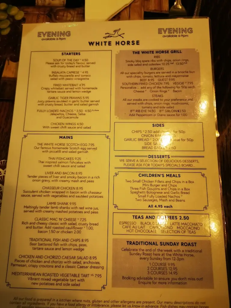 Menu_White Horse_Hawkinge_image_2