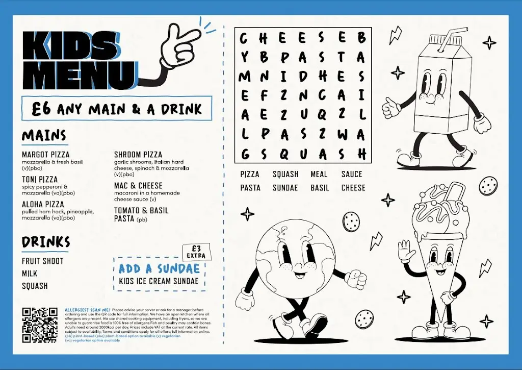 Menu_Old White Horse, Baldock_Baldock_immagine_4