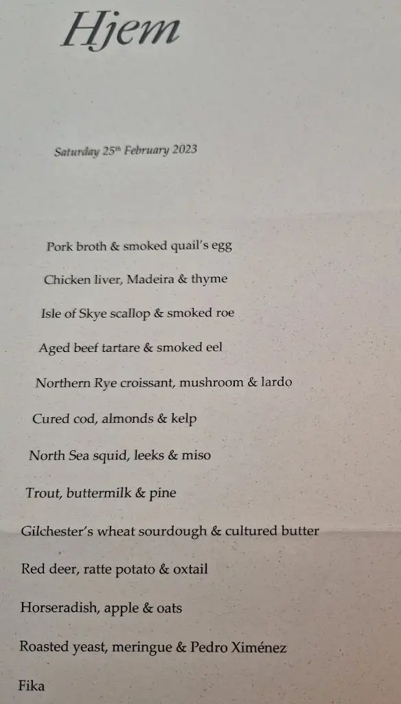 Menu_Restaurant Hjem_Haydon Bridge_image_2