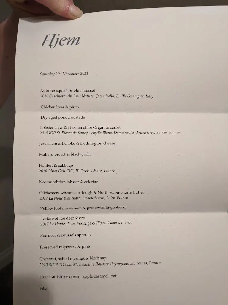 Menu_Restaurant Hjem_Haydon Bridge_image_4