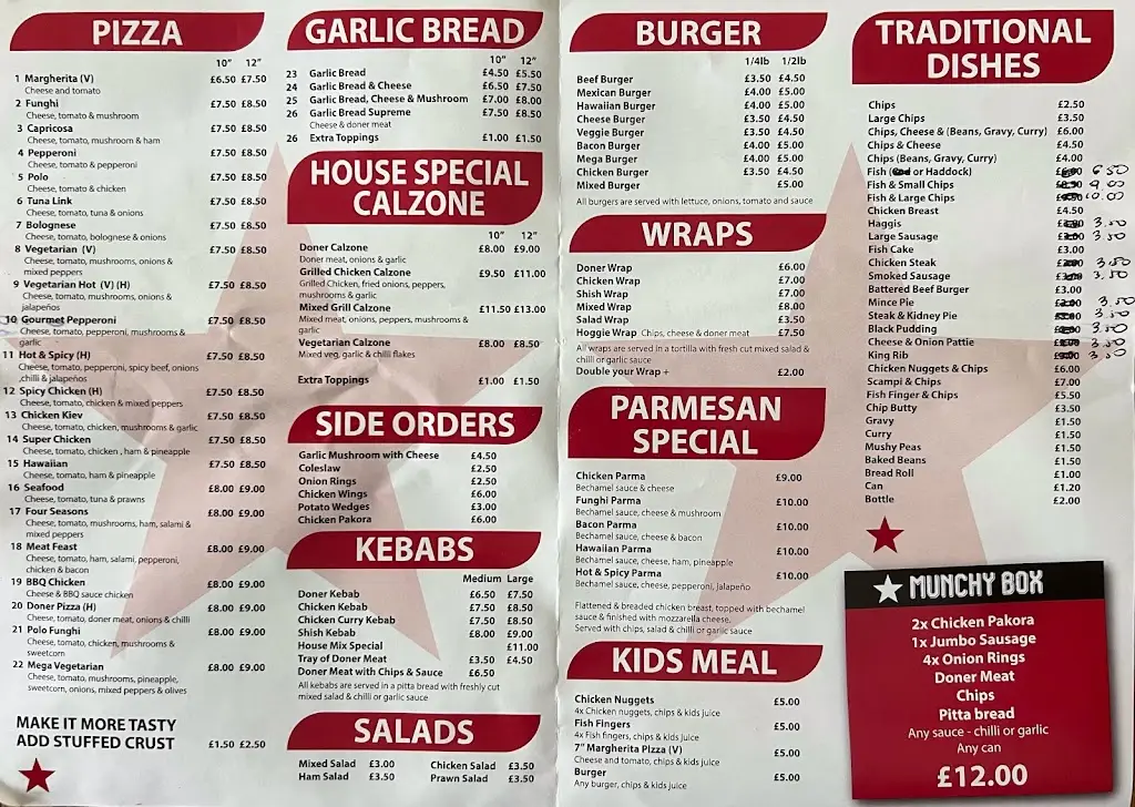 Menu_Haydon Bridge Fish & Chip, Grill House & Pizzeria_Haydon Bridge_immagine_1