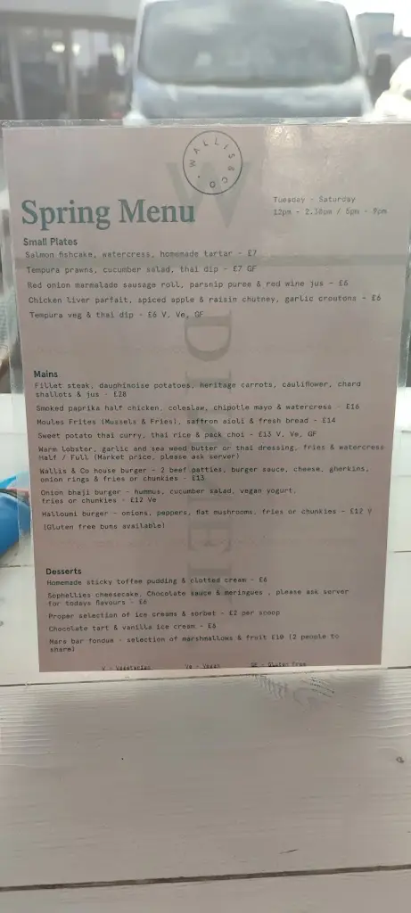 Menu_Wallis & Co_Hartlepool_image_1