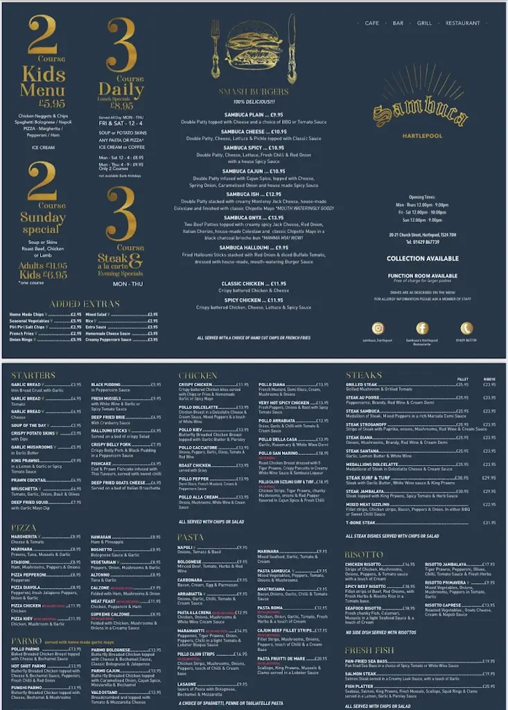 Menu_Sambuca Hartlepool restaurant_Hartlepool_image_1