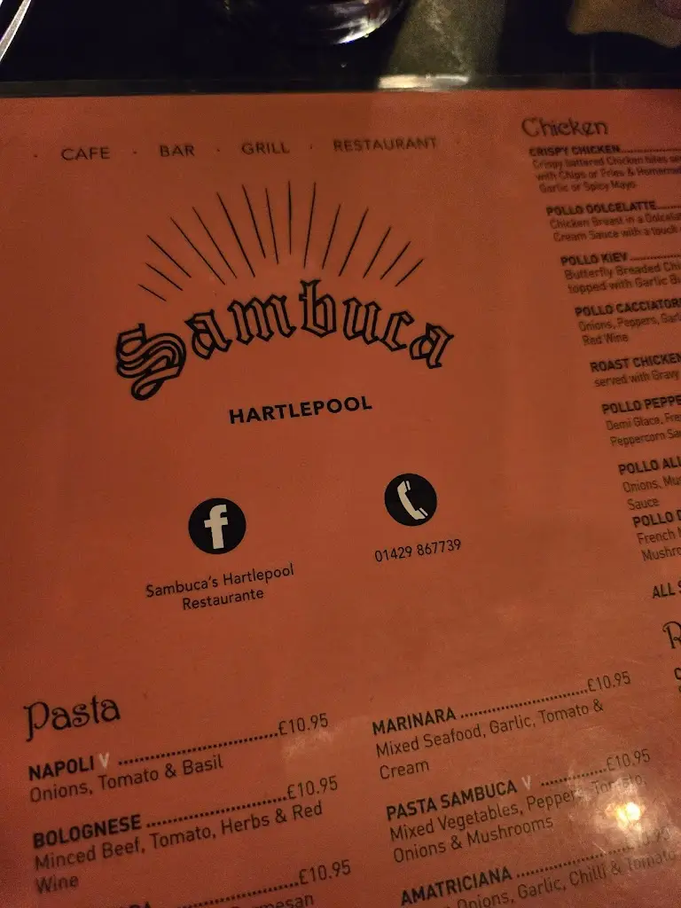 Menu_Sambuca Hartlepool restaurant_Hartlepool_image_3