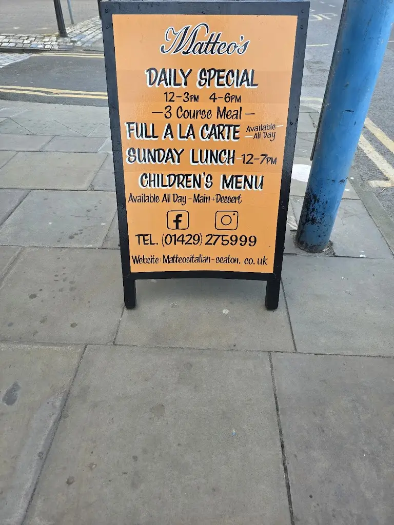 Menu_Matteo's_Hartlepool_image_3