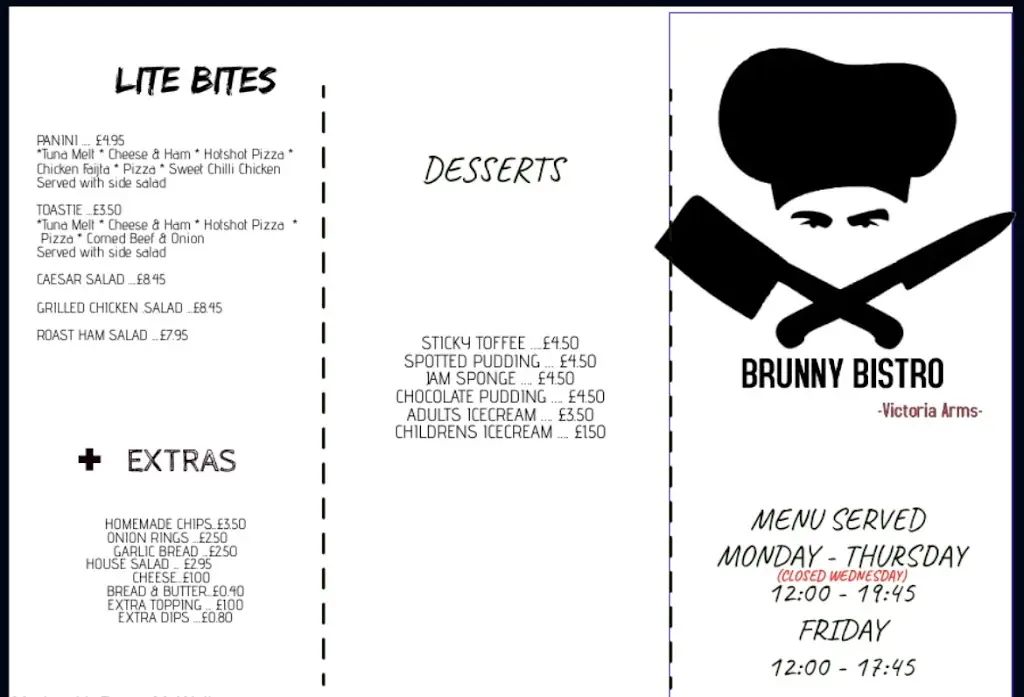 Menu_Victoria Arms_Hartlepool_image_2