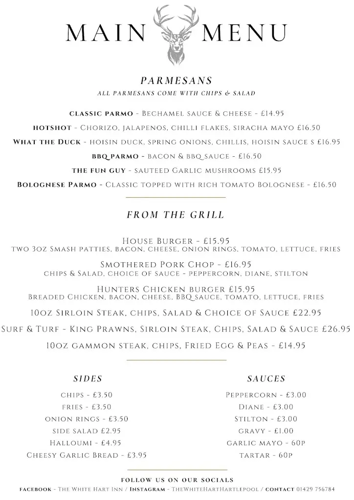 Menu_The White Hart Inn_Hartlepool_image_2