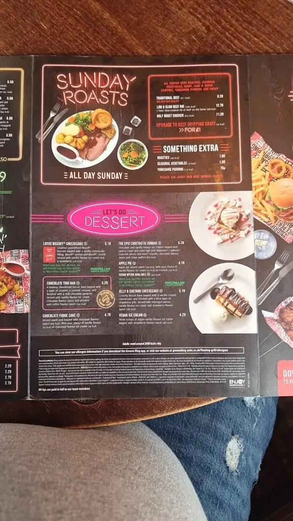 Menu_The Travellers Rest_Hartlepool_image_2