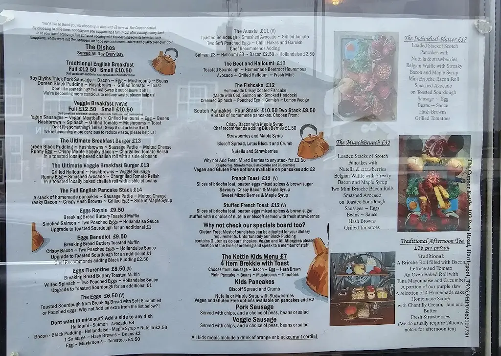 Menu_The Copper Kettle_Hartlepool_image_1