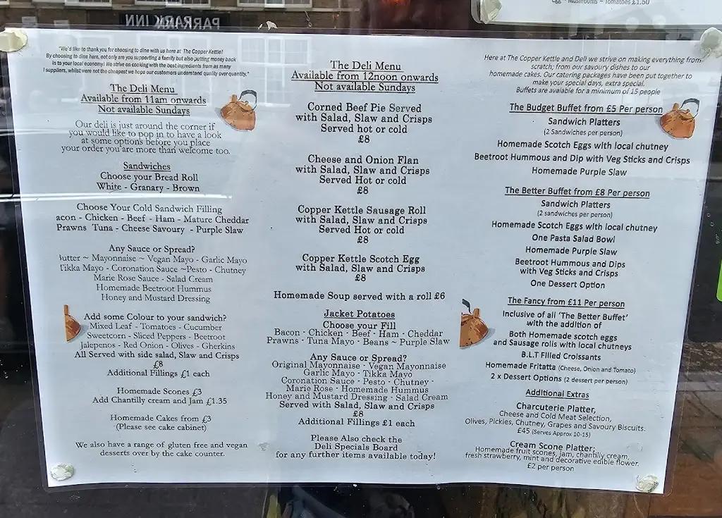 Menu_The Copper Kettle_Hartlepool_image_2