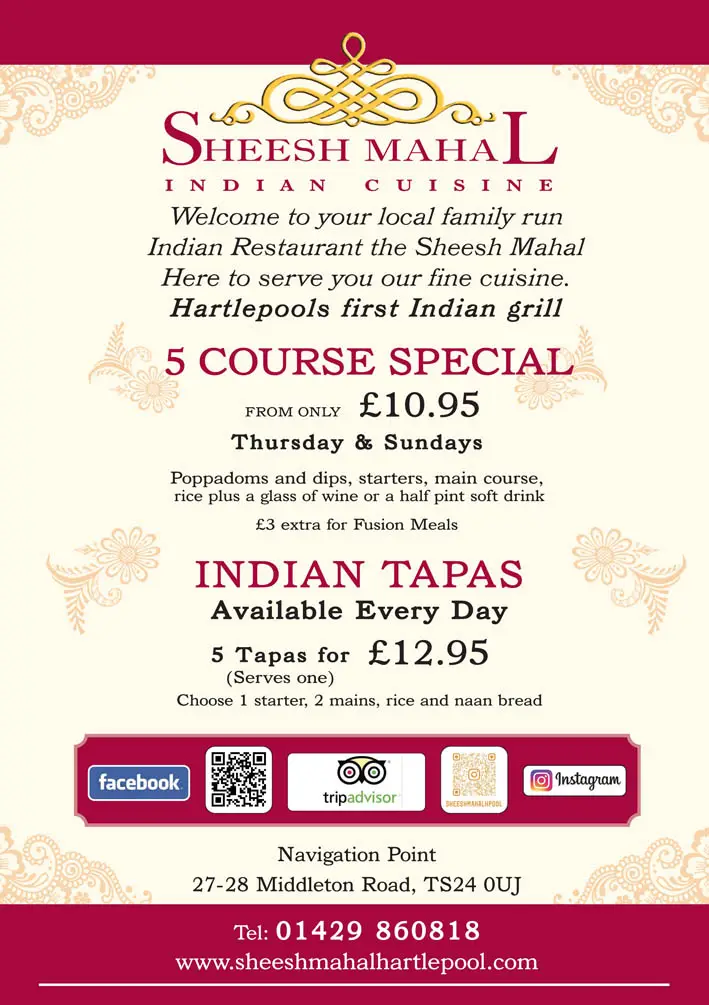 Menu_Sheesh Mahal_Hartlepool_image_1