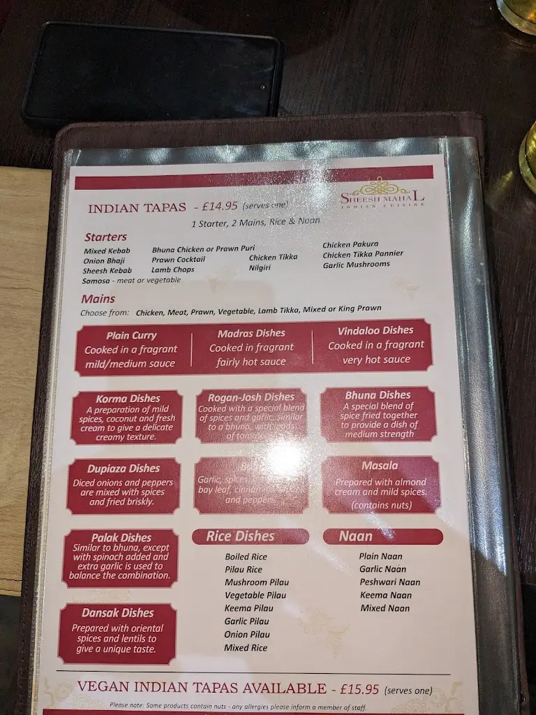 Menu_Sheesh Mahal_Hartlepool_image_3