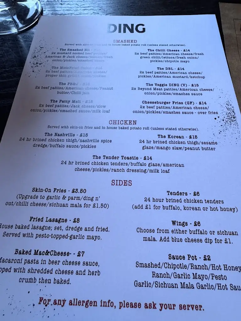 Menu_Blue Valentines_Hartlepool_image_1