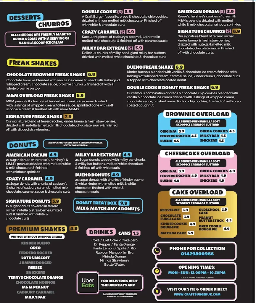 Menu_Craft Burger Hartlepool_Hartlepool_image_1