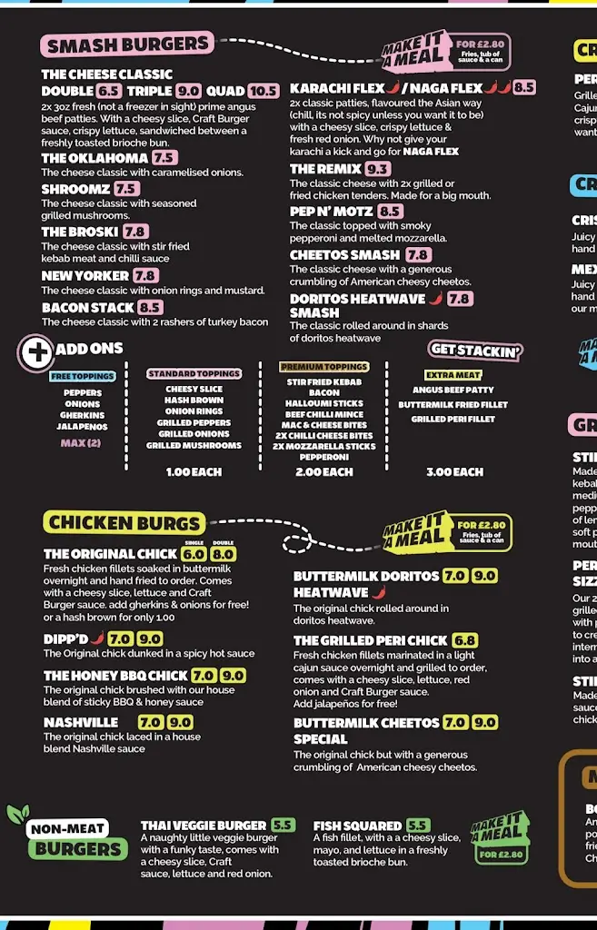 Menu_Craft Burger Hartlepool_Hartlepool_image_3