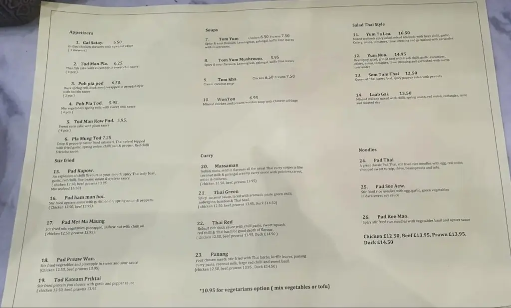 Menu_Mary Rowntree Thai Restaurant_Hartlepool_image_3