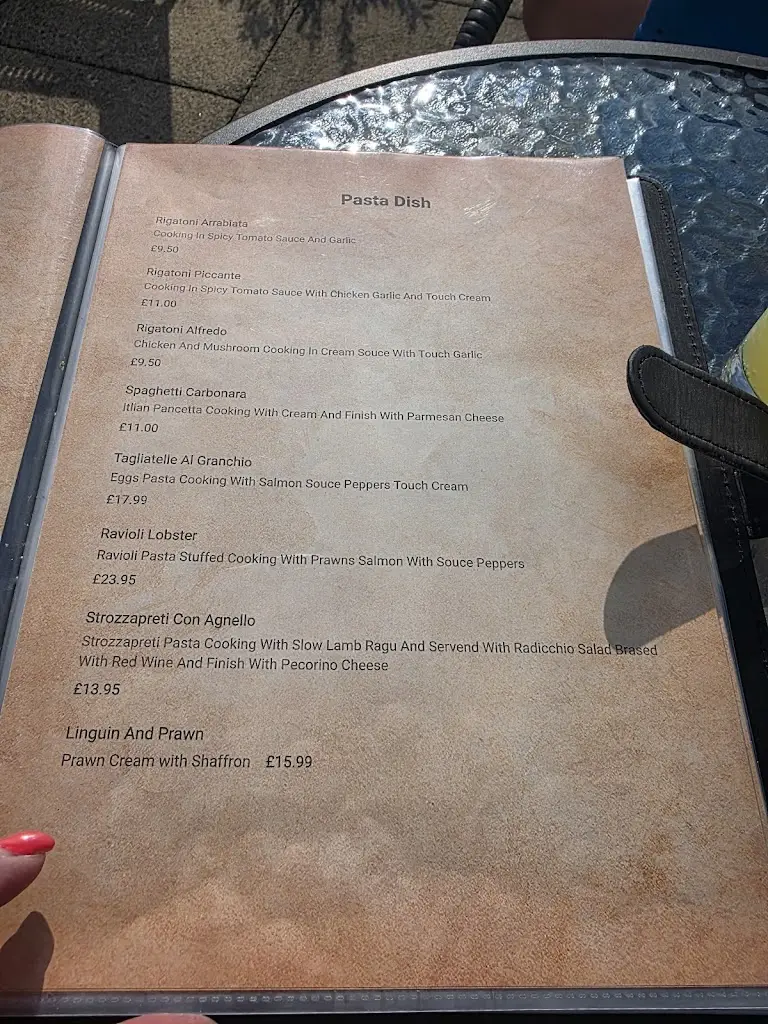 Menu_Radici Restaurant_Hartlepool_image_1