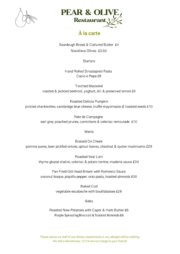 Menu_The Pear & Olive Restaurant_Balsham_image_2