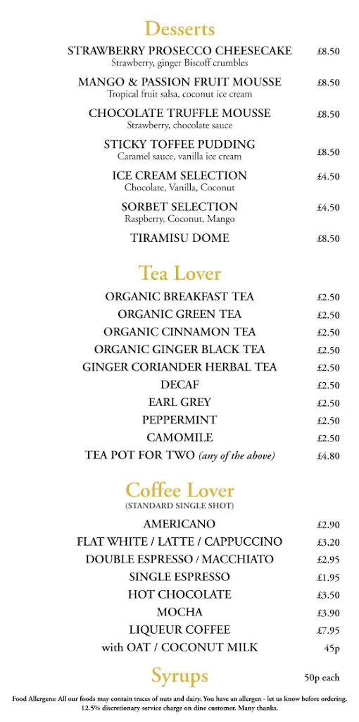 Menu_3 Flavours restaurant and wine bar_Banbury_image_2