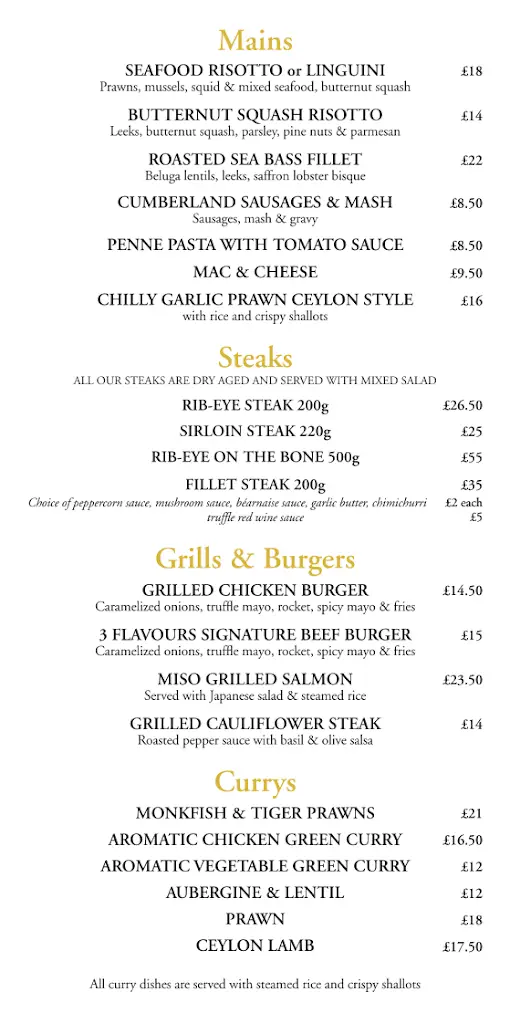 Menu_3 Flavours restaurant and wine bar_Banbury_image_4