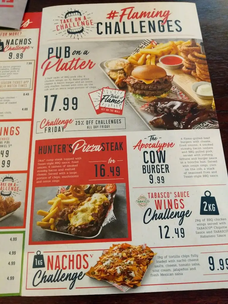 Menu_The Bull's Head_Hazel Grove_image_4