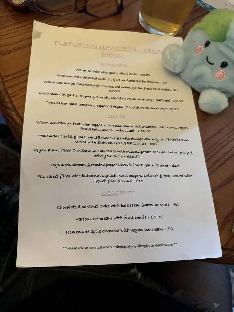 Menu_The Fleece Inn_Haworth_image_4