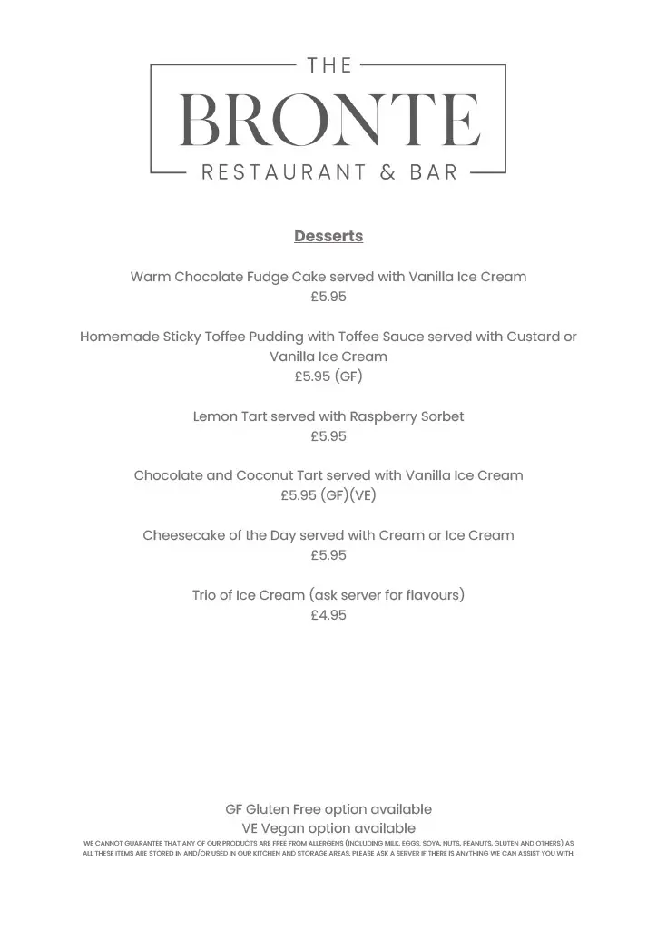 Menu_The Bronte_Haworth_image_4