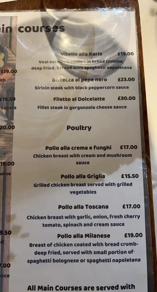 Menu_La Foglia - Italian Restaurant_Banbury_imagen_1