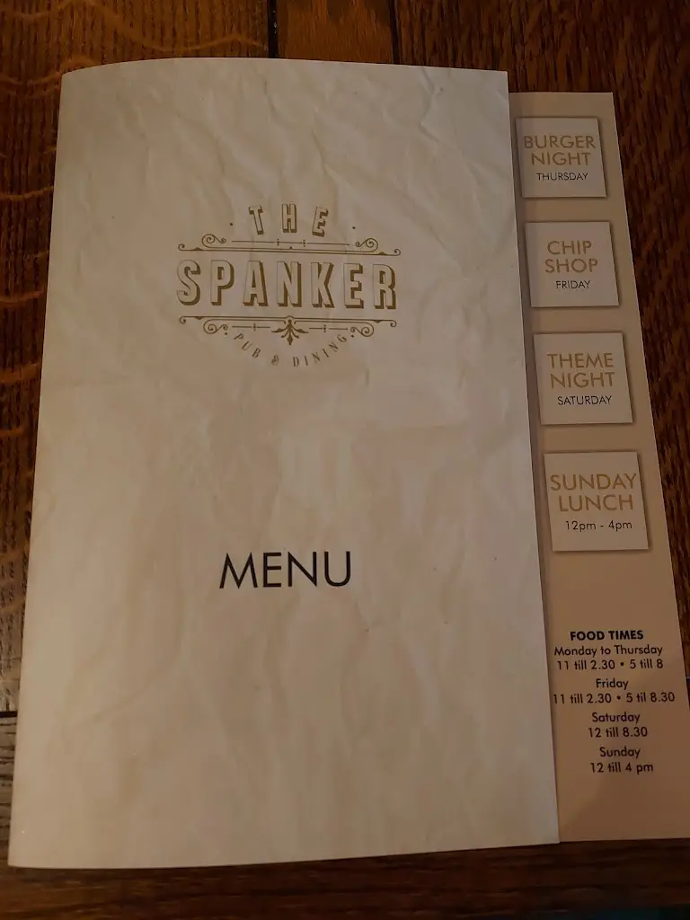 Menu_The Spanker Inn_Heage_immagine_4