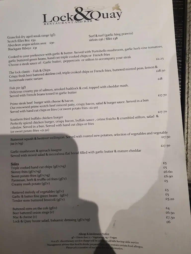 Menu_Lock & Quay Restaurant & Bar_Hayes_image_1