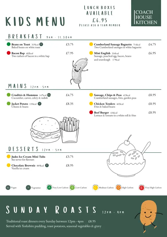 Menu_The Coach House Kitchen_Hatfield_image_1