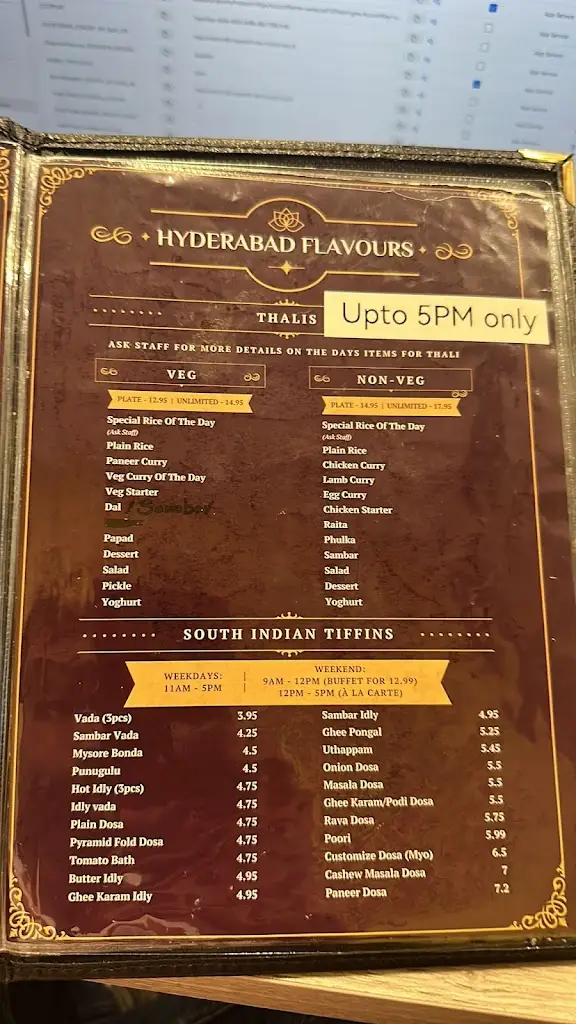 Menu_Hyderabad Flavours_Hatfield_image_1